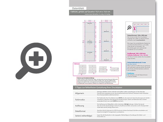 Product Bild faltblatt__gefalzt_auf_quadrat_10_0_cm_x_10_0_cm__horizontaler_wickelfalz__8-seitig