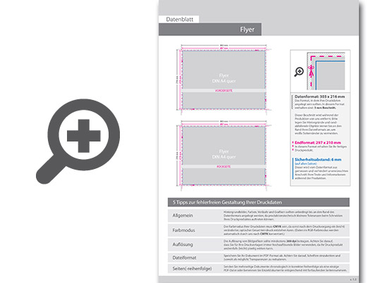 Product Bild hochglanz-uv-lack-flyer_din_a4_quer_(29_7_cm_x_21_0_cm)__beidseitig_bedruckt